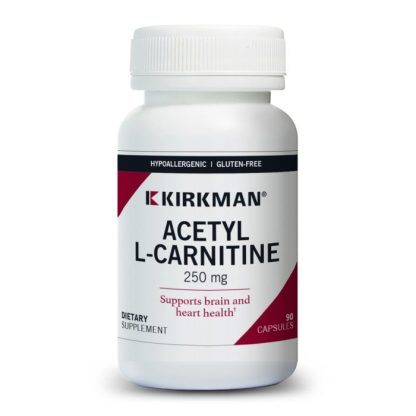 Acetyl L-Carnitine 250mg Hypoallergenic Caps (Kirkman)