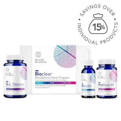 Bioclear Microbiome Detox Program With Biocidin Capsules - Biocidin Botanicals (USA ONLY)