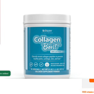 Jigsaw Collagen Boost (Jar, 60 Servings)